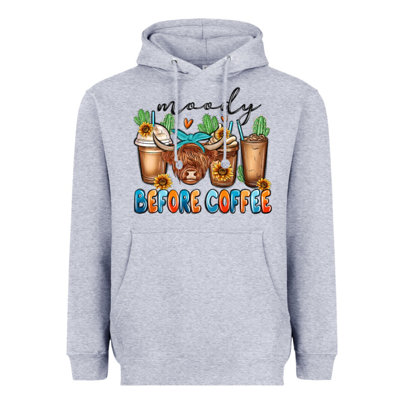 Moody Before Coffee Heavyweight Hoodie by MaliasSmallBusiness | Teevron