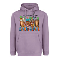 Lavender moody before coffee Heavyweight Hoodie - MaliasSmallBusiness