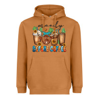 Meerkat moody before coffee Heavyweight Hoodie - MaliasSmallBusiness
