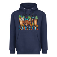 Navy moody before coffee Heavyweight Hoodie - MaliasSmallBusiness