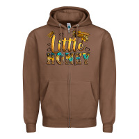 Chestnut Western Little Honey Bee Zipper Hoodie - LillyAllenDesigns
