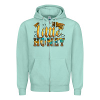 Seafoam Western Little Honey Bee Zipper Hoodie - LillyAllenDesigns