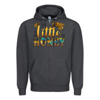 Smoke Western Little Honey Bee Zipper Hoodie - LillyAllenDesigns