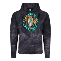 Cloud Black gamestone with bull skull Vintage Hoodie - RanaPortraitStore