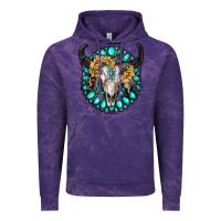Cloud Purple gamestone with bull skull Vintage Hoodie - RanaPortraitStore