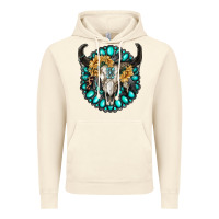 Vintage Artic gamestone with bull skull Vintage Hoodie - RanaPortraitStore