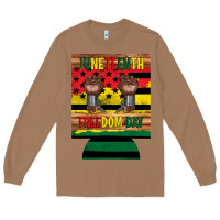 Toasted Coconut juneteenth freedom day 12 oz can cooler (regular) 2 Long Sleeve Tee - Artiststas