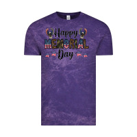 Cloud Purple happy memorial day Vintage Tee - CowhideDigitalArt