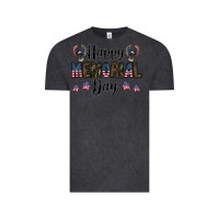 Vintage Black happy memorial day Vintage Tee - CowhideDigitalArt