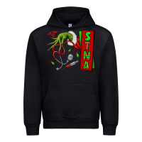 Black Christmas Character Urban Hoodie - NancyCooperArtShop