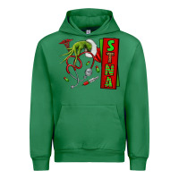 Emerald Christmas Character Urban Hoodie - NancyCooperArtShop
