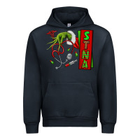 Navy Christmas Character Urban Hoodie - NancyCooperArtShop