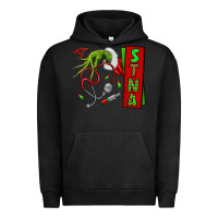 Pigment Black Christmas Character Urban Hoodie - NancyCooperArtShop