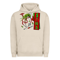 Pigment French Oak Christmas Character Urban Hoodie - NancyCooperArtShop