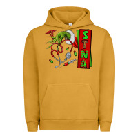 Pigment Peanut Butter Christmas Character Urban Hoodie - NancyCooperArtShop