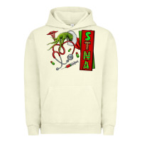 Pigment Pistachio Christmas Character Urban Hoodie - NancyCooperArtShop