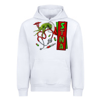 White Christmas Character Urban Hoodie - NancyCooperArtShop