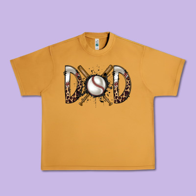 Dad Baseball Urban Heavy Tee Designed By Racoondesign