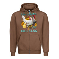 Chestnut Western Life Is Better With Chickens Zipper Hoodie - LillyAllenDesigns