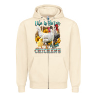 Sandshell Western Life Is Better With Chickens Zipper Hoodie - LillyAllenDesigns