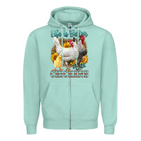 Seafoam Western Life Is Better With Chickens Zipper Hoodie - LillyAllenDesigns