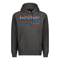 Charcoal Heather vintage baseball Premium Hoodie - Artiststas