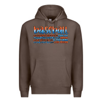 Coffee vintage baseball Premium Hoodie - Artiststas