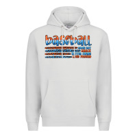 Dove Grey vintage baseball Premium Hoodie - Artiststas