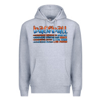 Heather Grey vintage baseball Premium Hoodie - Artiststas