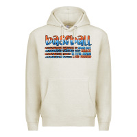 Oatmeal Heather vintage baseball Premium Hoodie - Artiststas