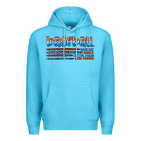 Ocean Blue vintage baseball Premium Hoodie - Artiststas