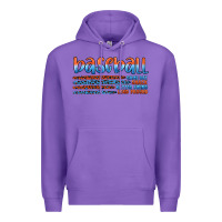 Purple vintage baseball Premium Hoodie - Artiststas