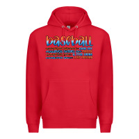Red vintage baseball Premium Hoodie - Artiststas