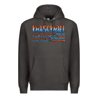 Smoke vintage baseball Premium Hoodie - Artiststas