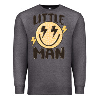 Charcoal Heather little man Premium Sweatshirt - MaliasSmallBusiness
