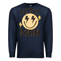 Navy little man Premium Sweatshirt - MaliasSmallBusiness