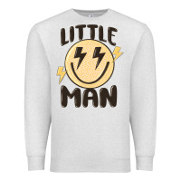 Oatmeal Heather little man Premium Sweatshirt - MaliasSmallBusiness