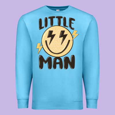 Little Man Premium Sweatshirt Designed By Maliassmallbusiness