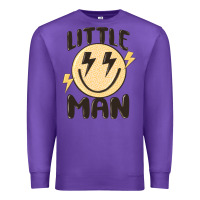 Purple little man Premium Sweatshirt - MaliasSmallBusiness