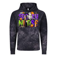 Cloud Black Halloween Spooky Nurse Vintage Hoodie - texasbilliewilder
