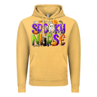 Vintage Mustard Halloween Spooky Nurse Vintage Hoodie - texasbilliewilder