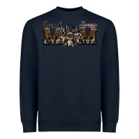 Navy proud army mom Heavyweight Sweatshirt - SublimationCraftShop