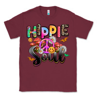 Burgundy hippie soul Classic Tee - AdoDesignShop