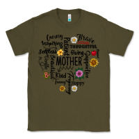 Army Green Mother Classic Tee - CowhideDigitalArt