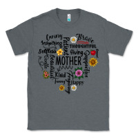 Charcoal Heather Mother Classic Tee - CowhideDigitalArt