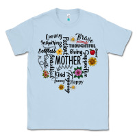 Dusty Blue Mother Classic Tee - CowhideDigitalArt