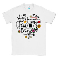 White Mother Classic Tee - CowhideDigitalArt