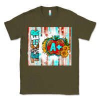 Army Green teacher a+ tumbler Classic Tee - BundleAndBundleShop