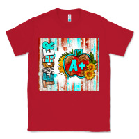 Red teacher a+ tumbler Classic Tee - BundleAndBundleShop