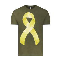 Vintage Olive sarcoma or bone cancer ribbon Vintage Tee - FaDigitalArtStudio